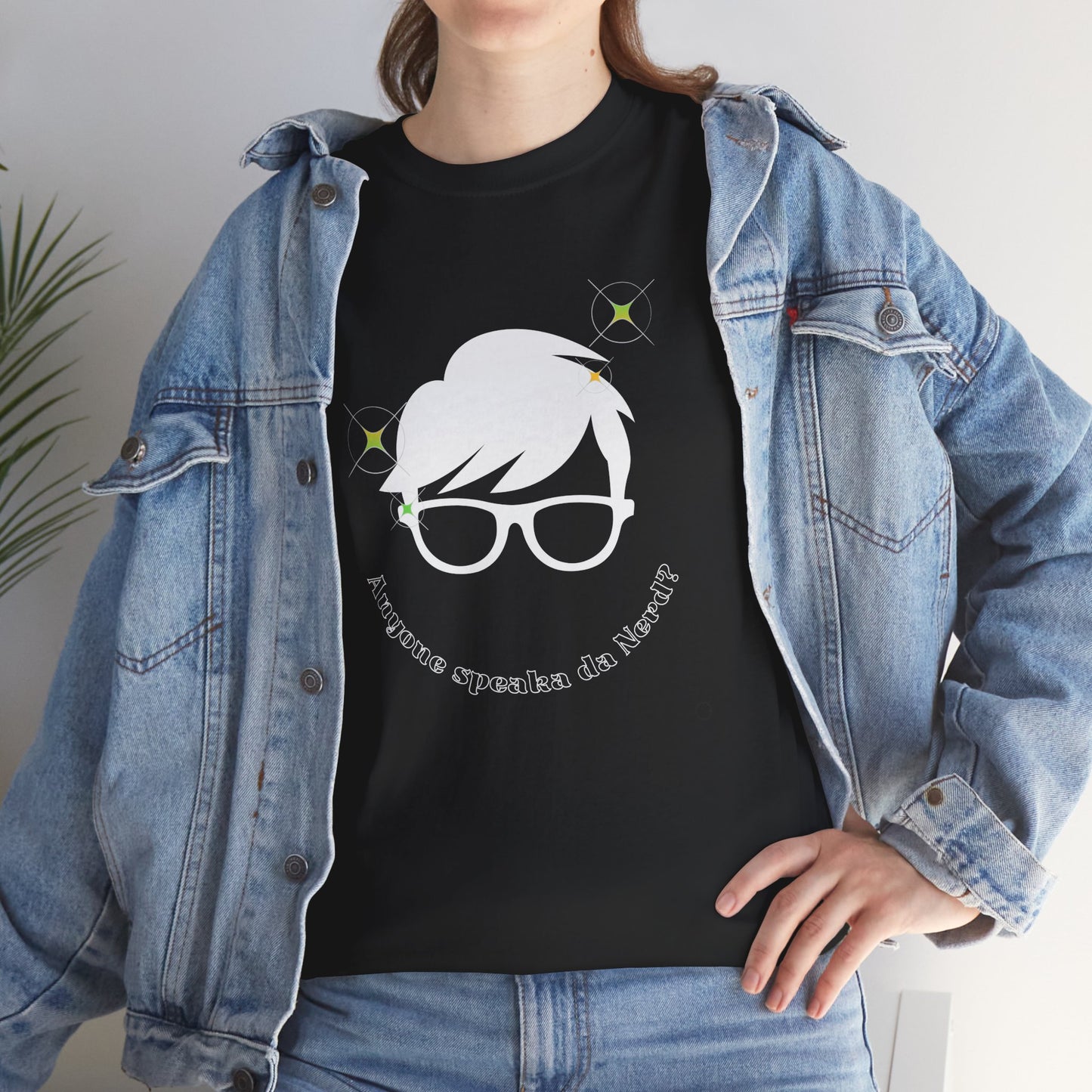 Anyone speaka da Nerd? (White Text)