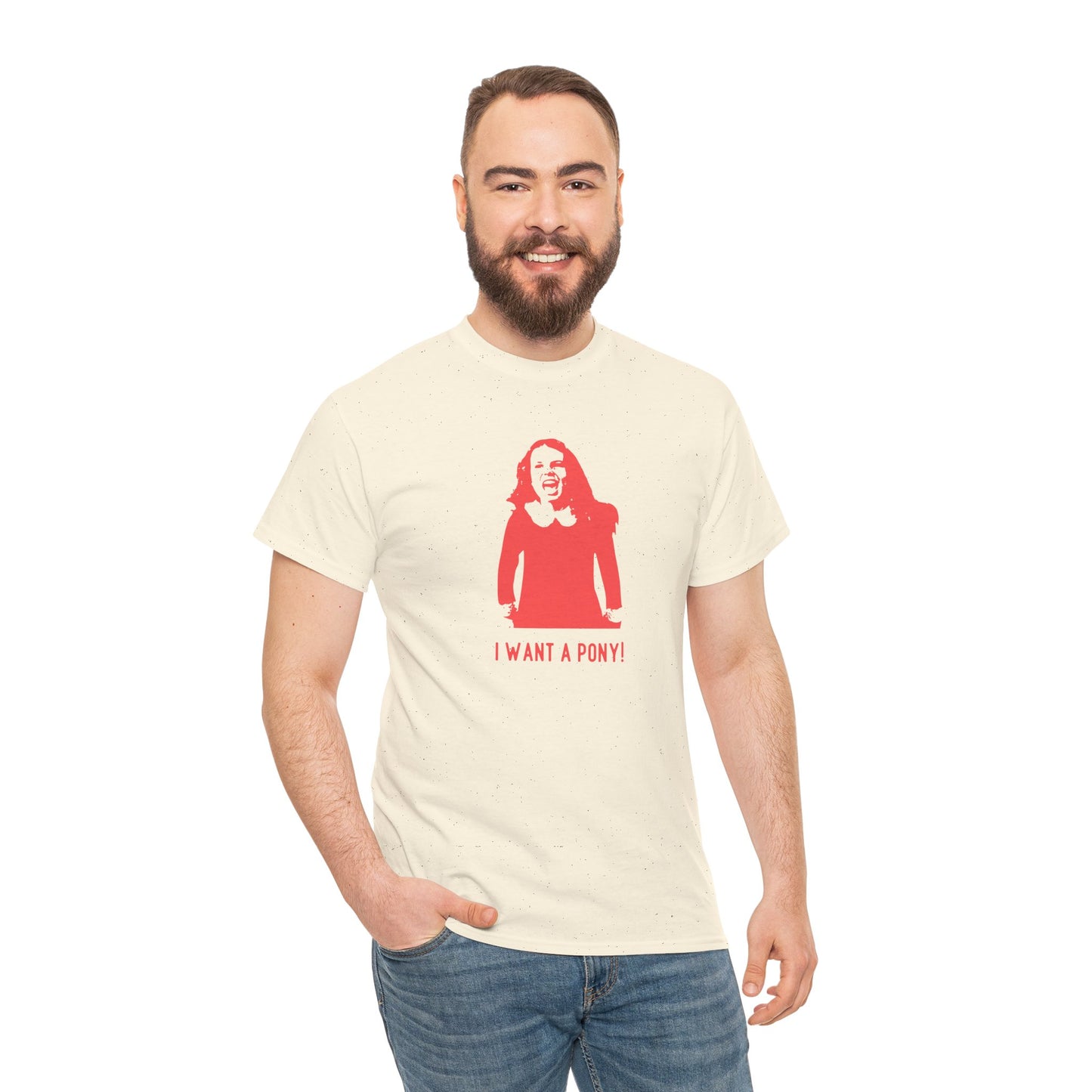I want a pony! (Coral Red)