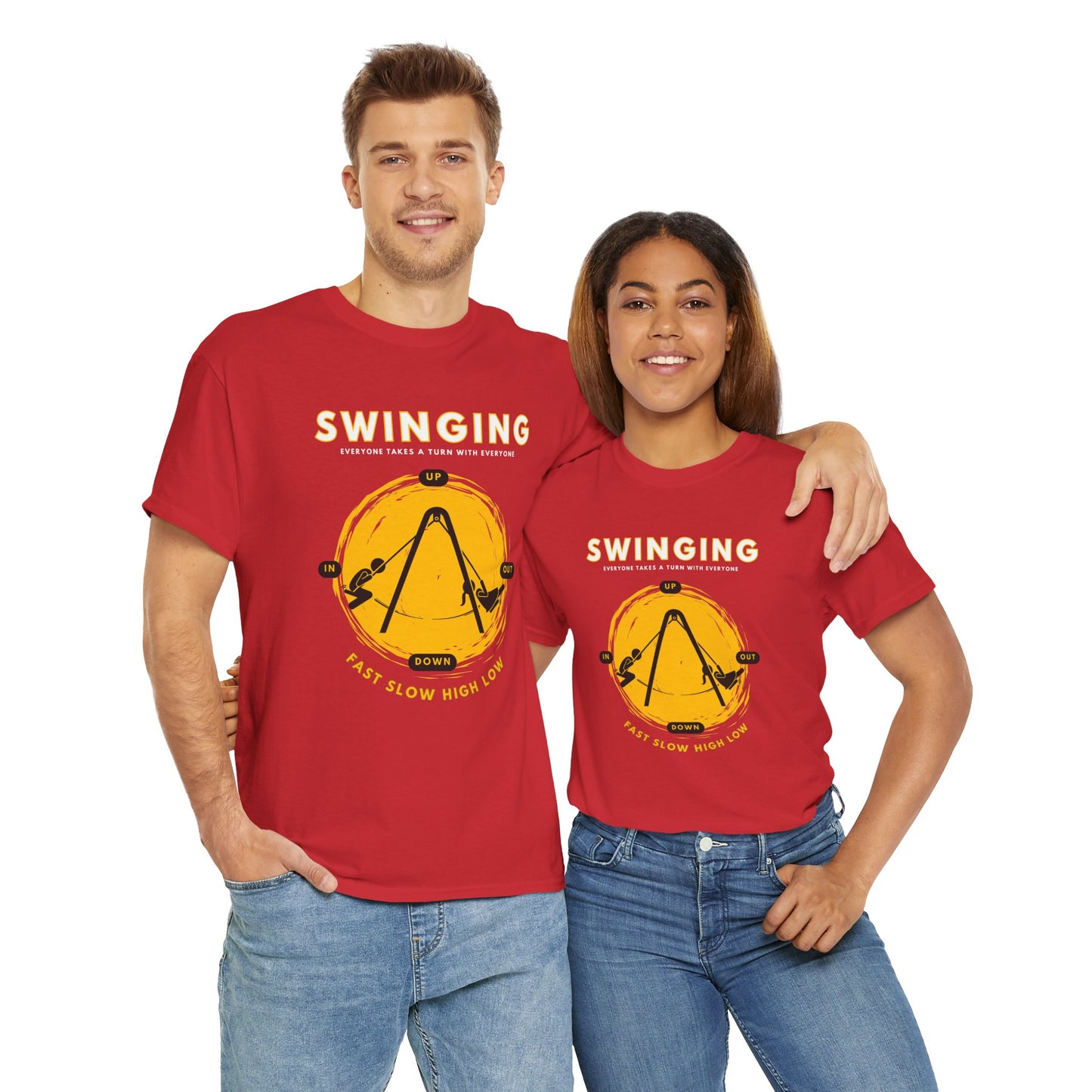 Swinging (White Text Heading)