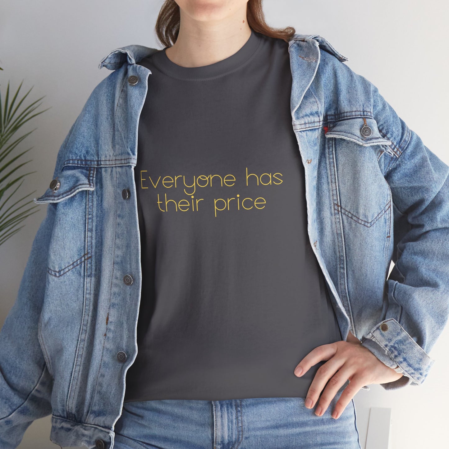 What's your price? (Yellow Text)