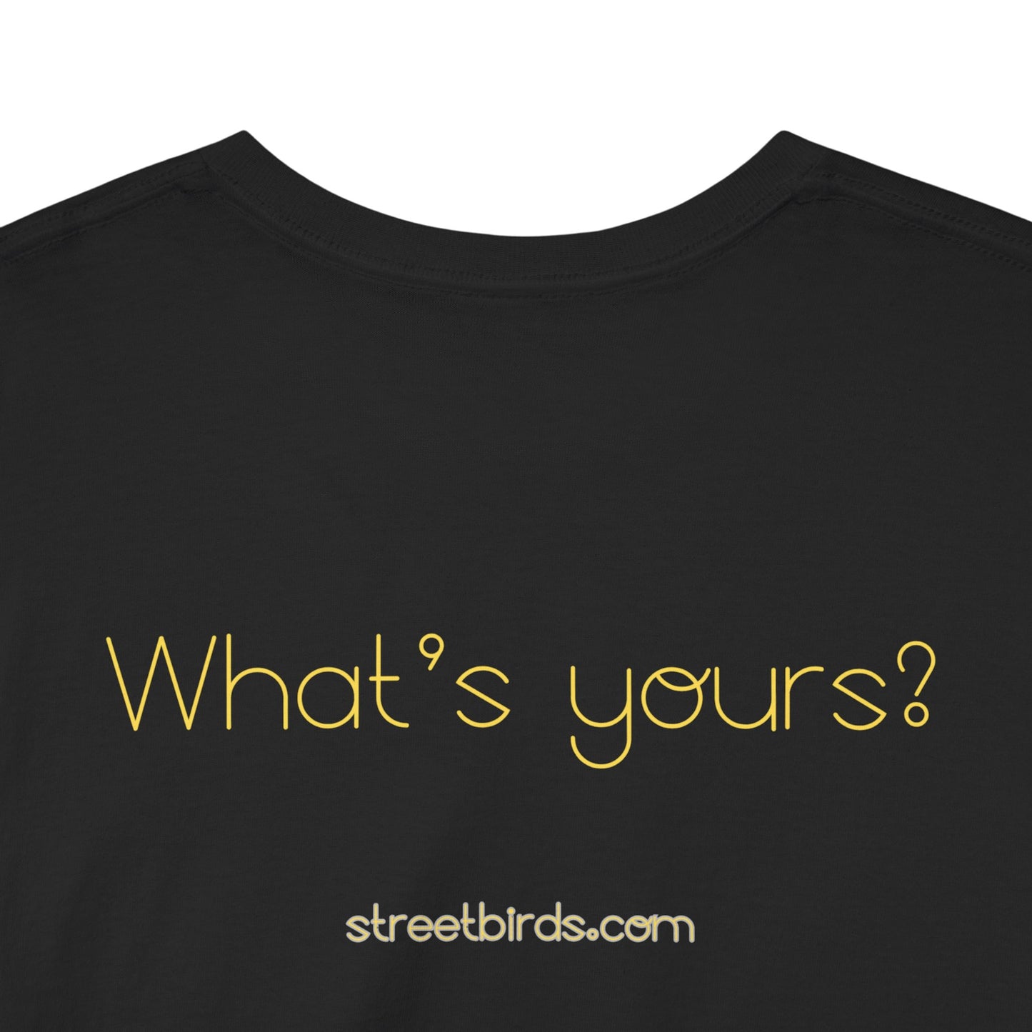 What's your price? (Yellow Text)