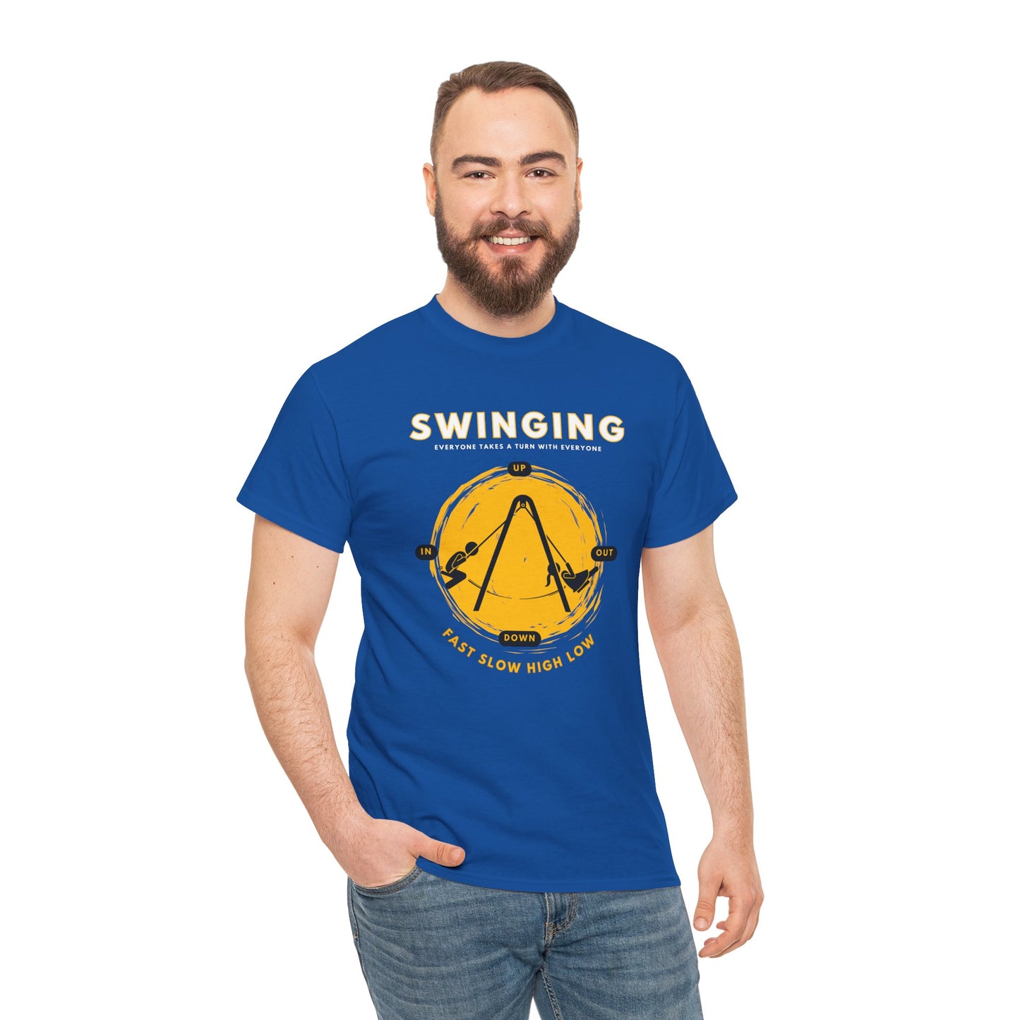 Swinging (White Text Heading)