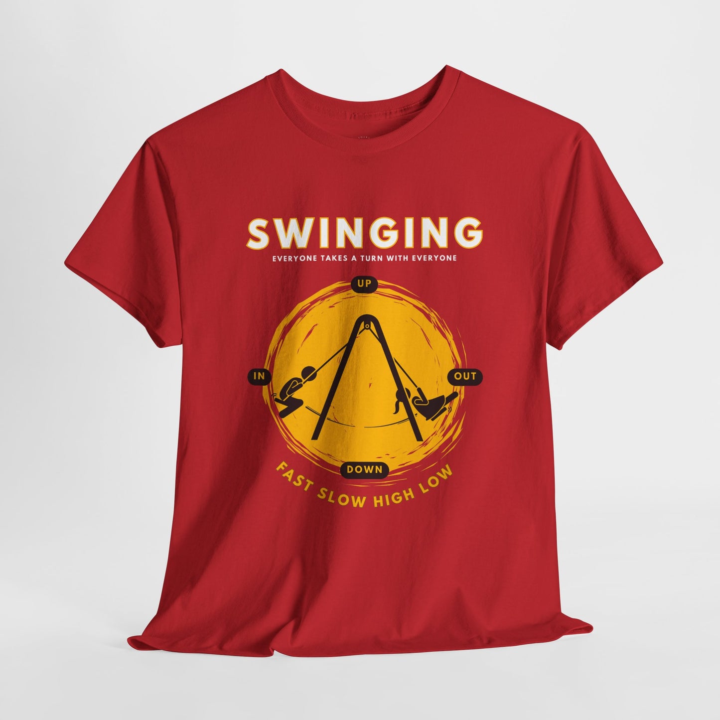 Swinging (White Text Heading)
