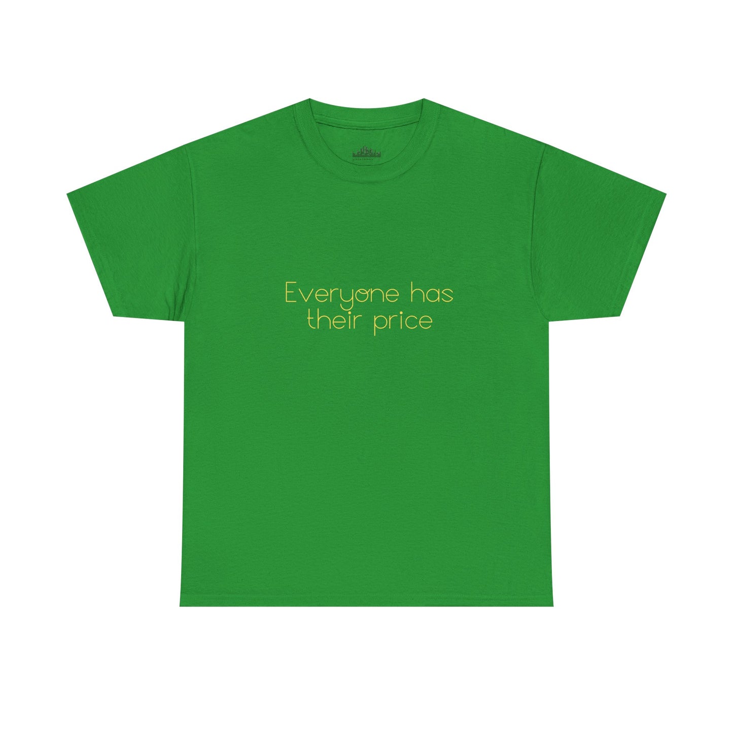 What's your price? (Yellow Text)