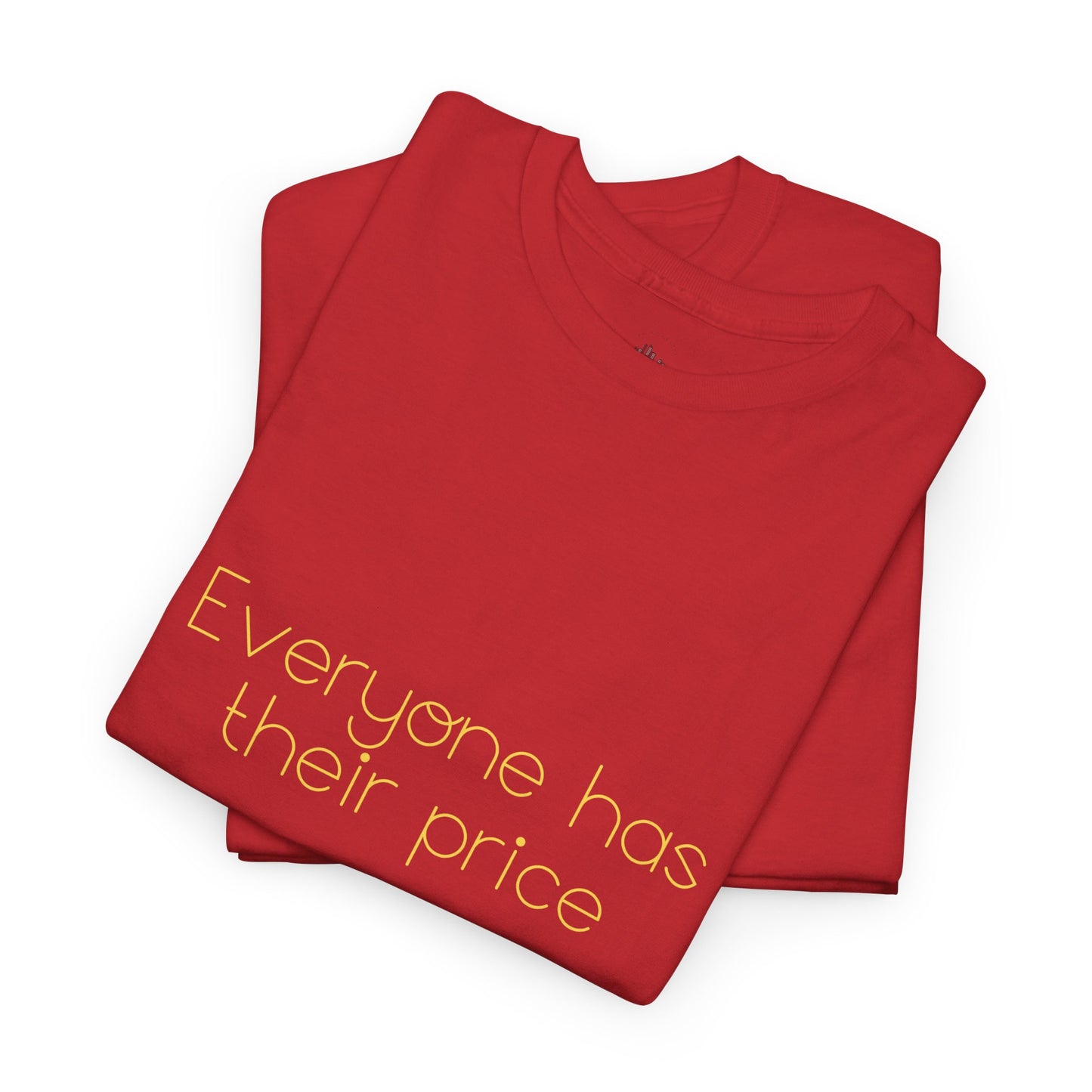 What's your price? (Yellow Text)