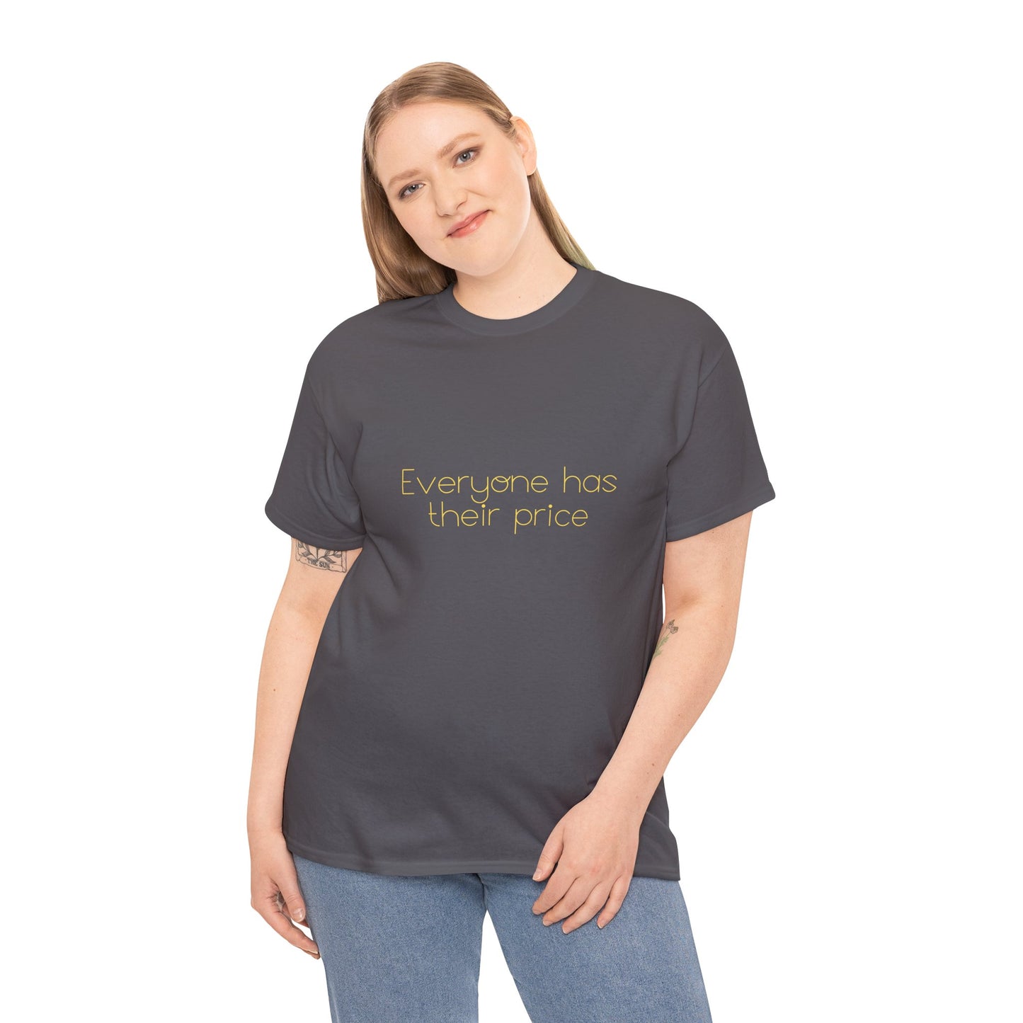 What's your price? (Yellow Text)