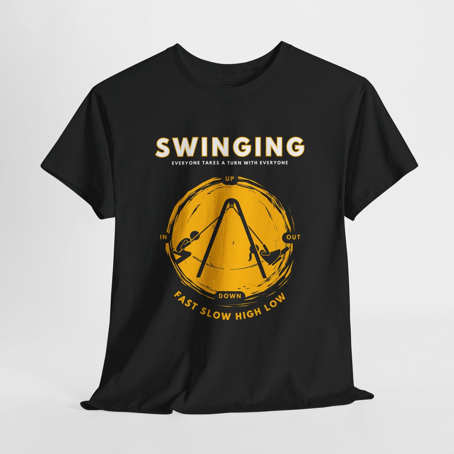 Swinging (White Text Heading)