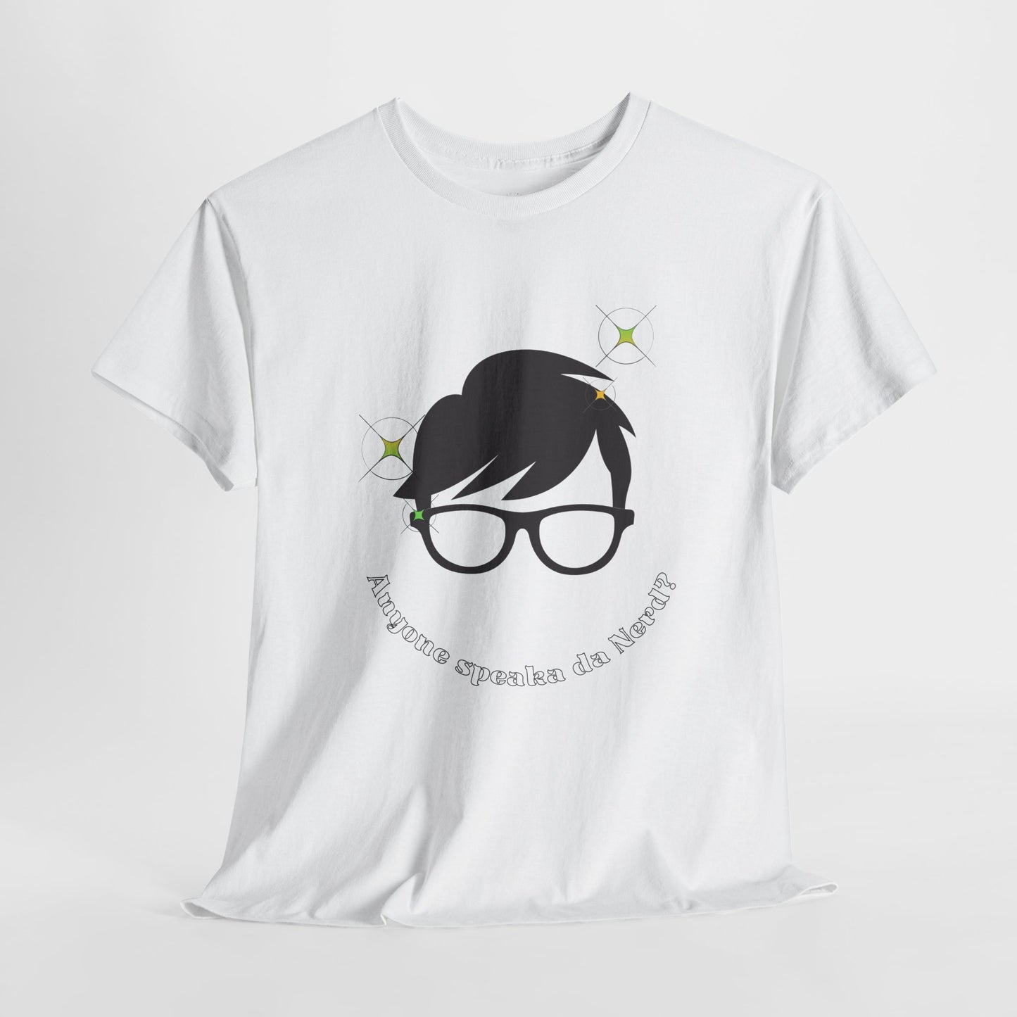 Anyone speaka da Nerd? (Black Text)