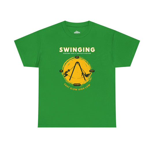 Swinging (White Text Heading)