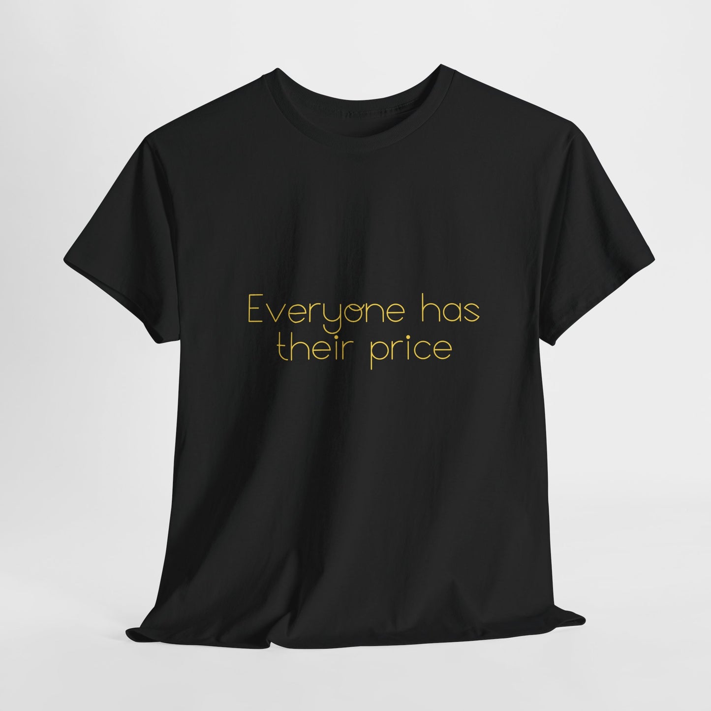 What's your price? (Yellow Text)