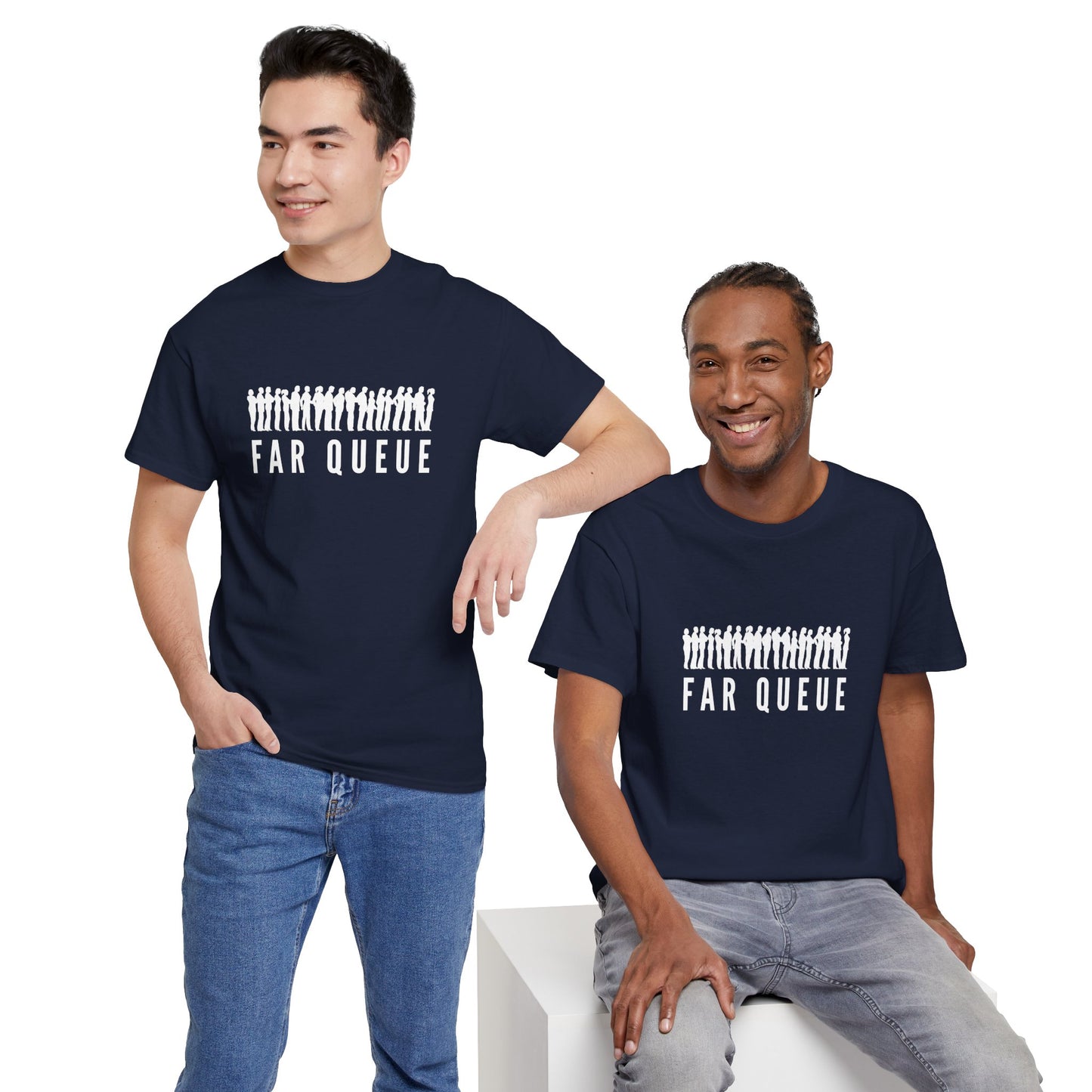 Far Queue (White Text)