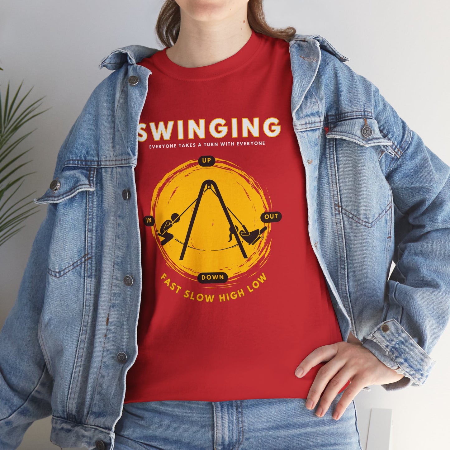 Swinging (White Text Heading)