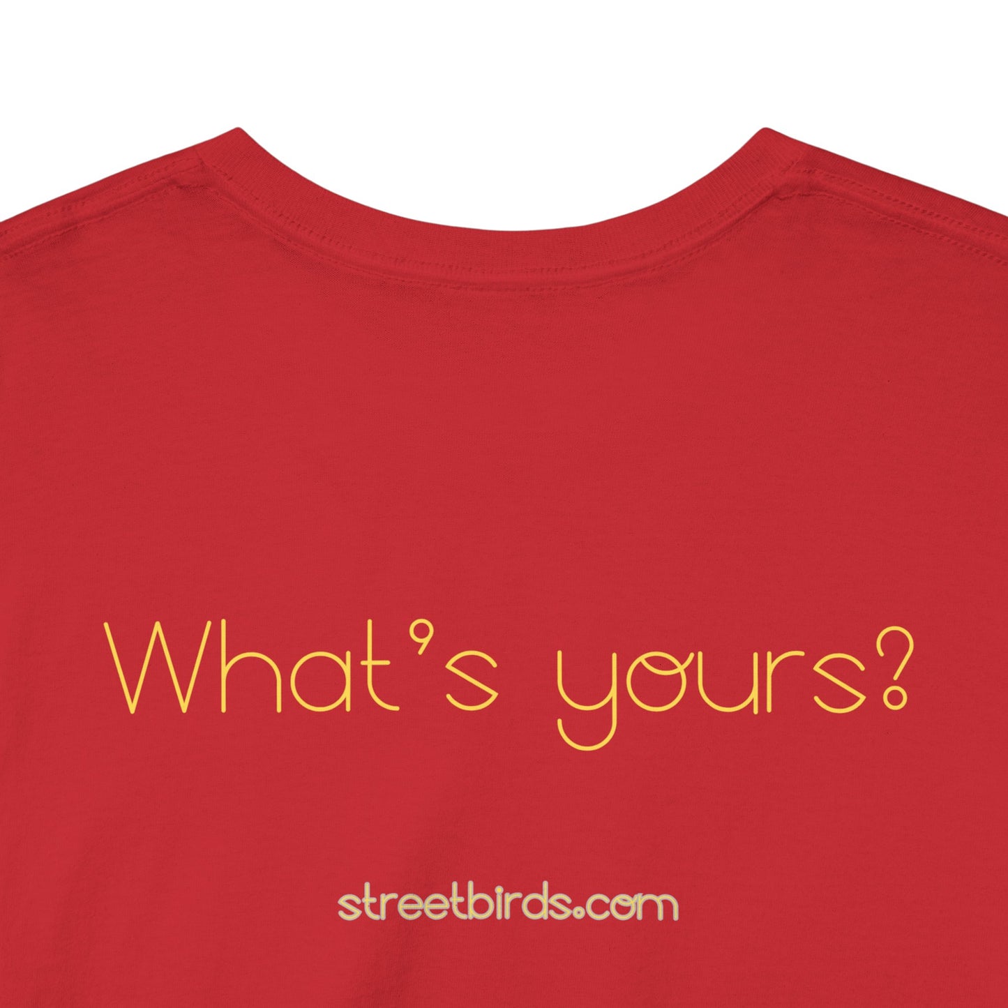 What's your price? (Yellow Text)