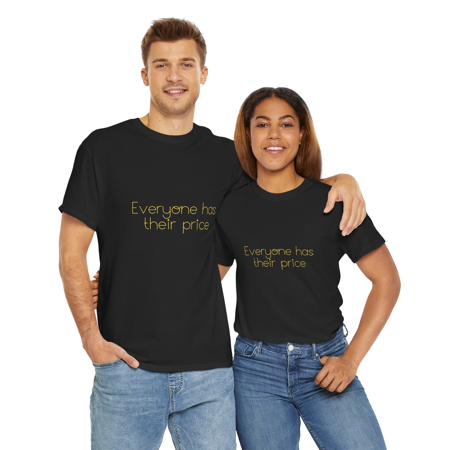 What's your price? (Yellow Text)