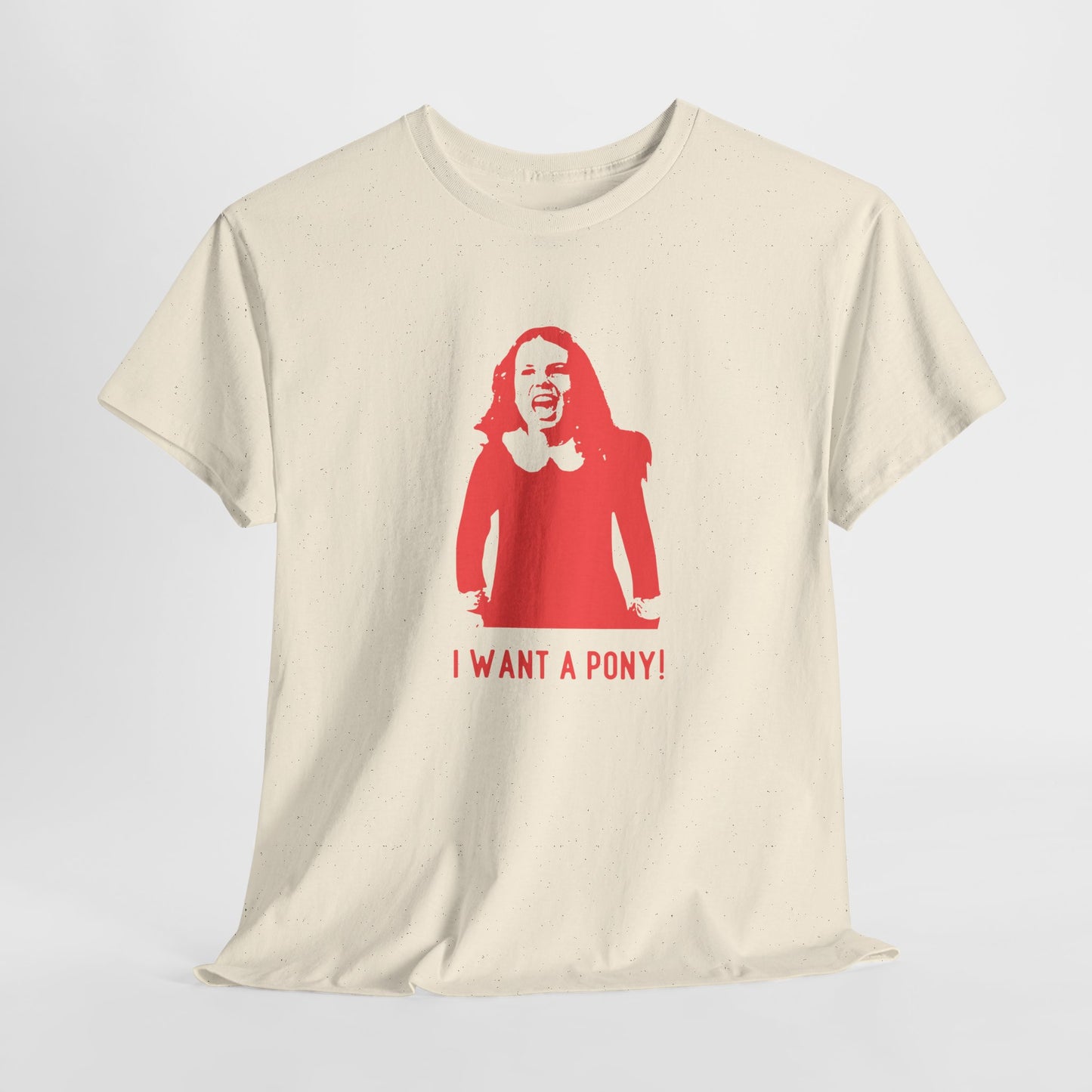 I want a pony! (Coral Red)