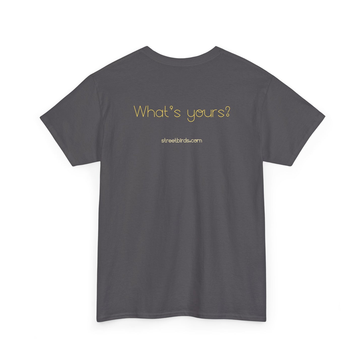 What's your price? (Yellow Text)