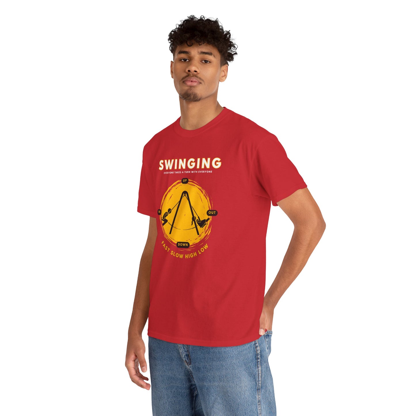 Swinging (White Text Heading)
