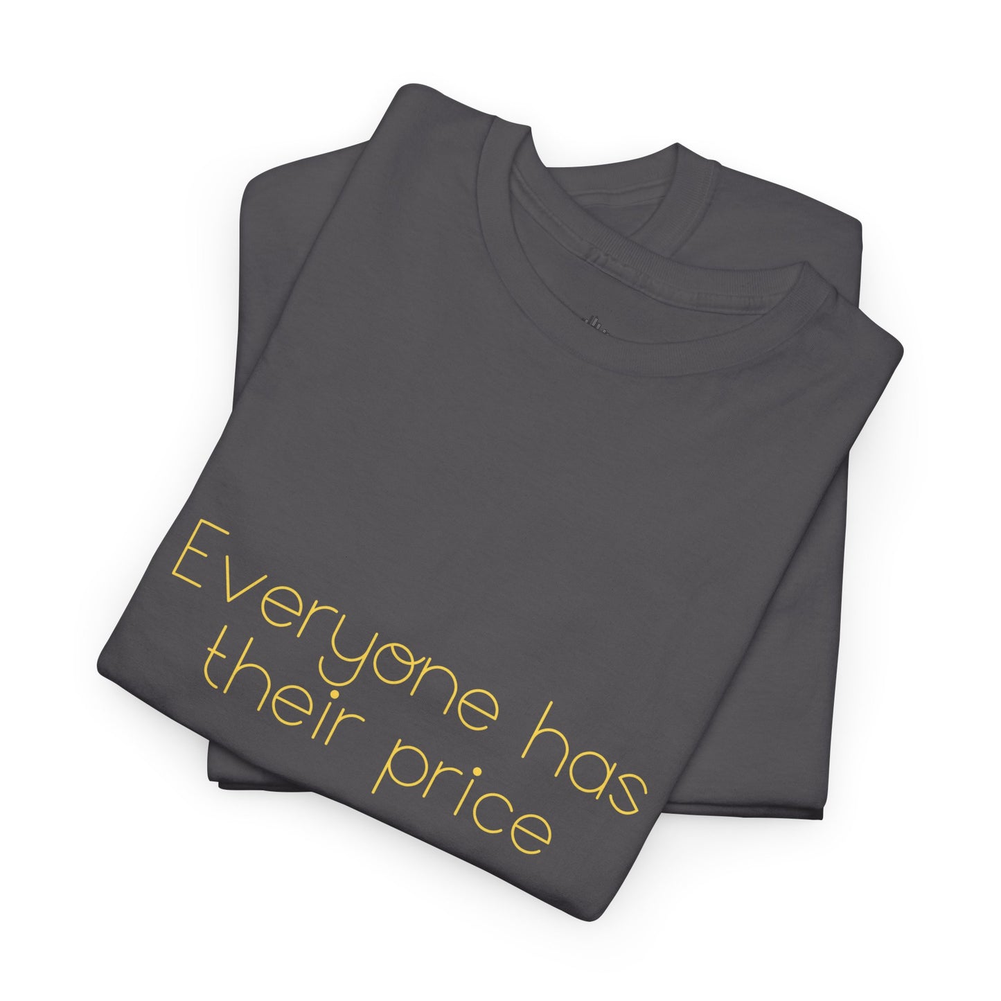 What's your price? (Yellow Text)