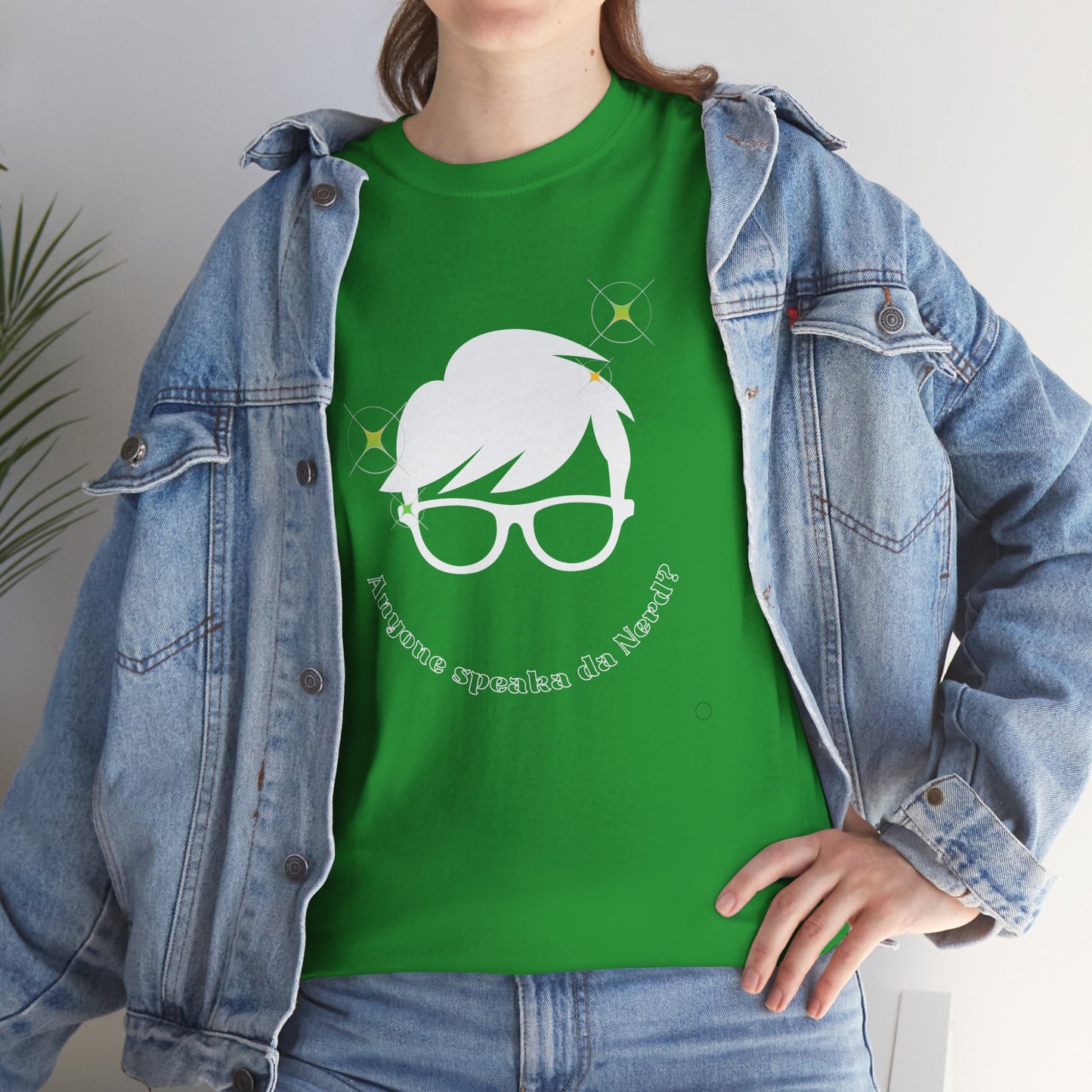 Anyone speaka da Nerd? (White Text)