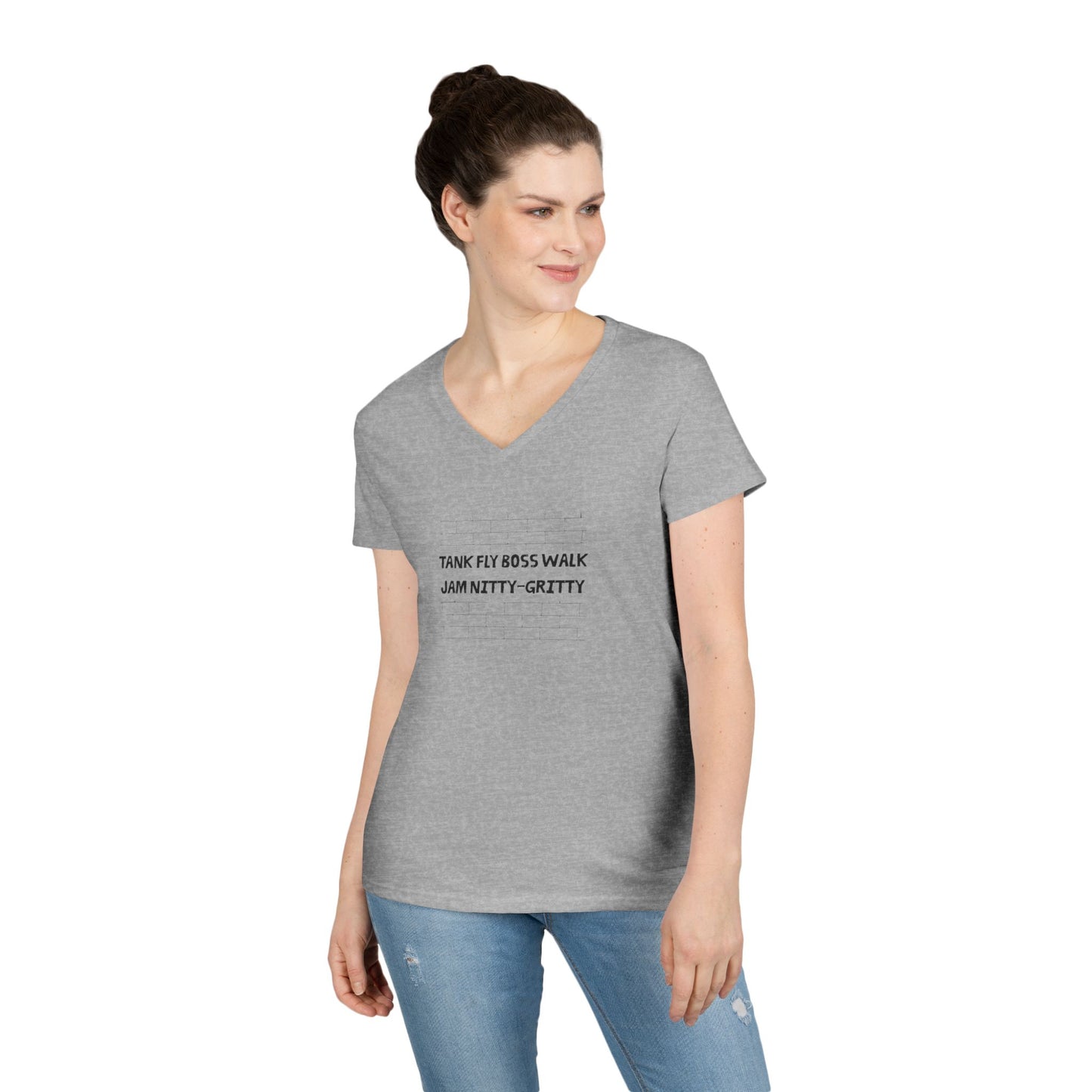 Nitty Gritty (Light) | V-Neck T-Shirt