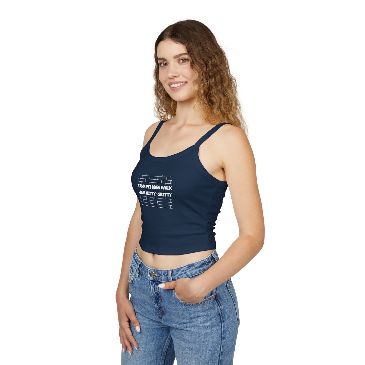 Nitty Gritty (Dark) | Spaghetti Strap Tank Top