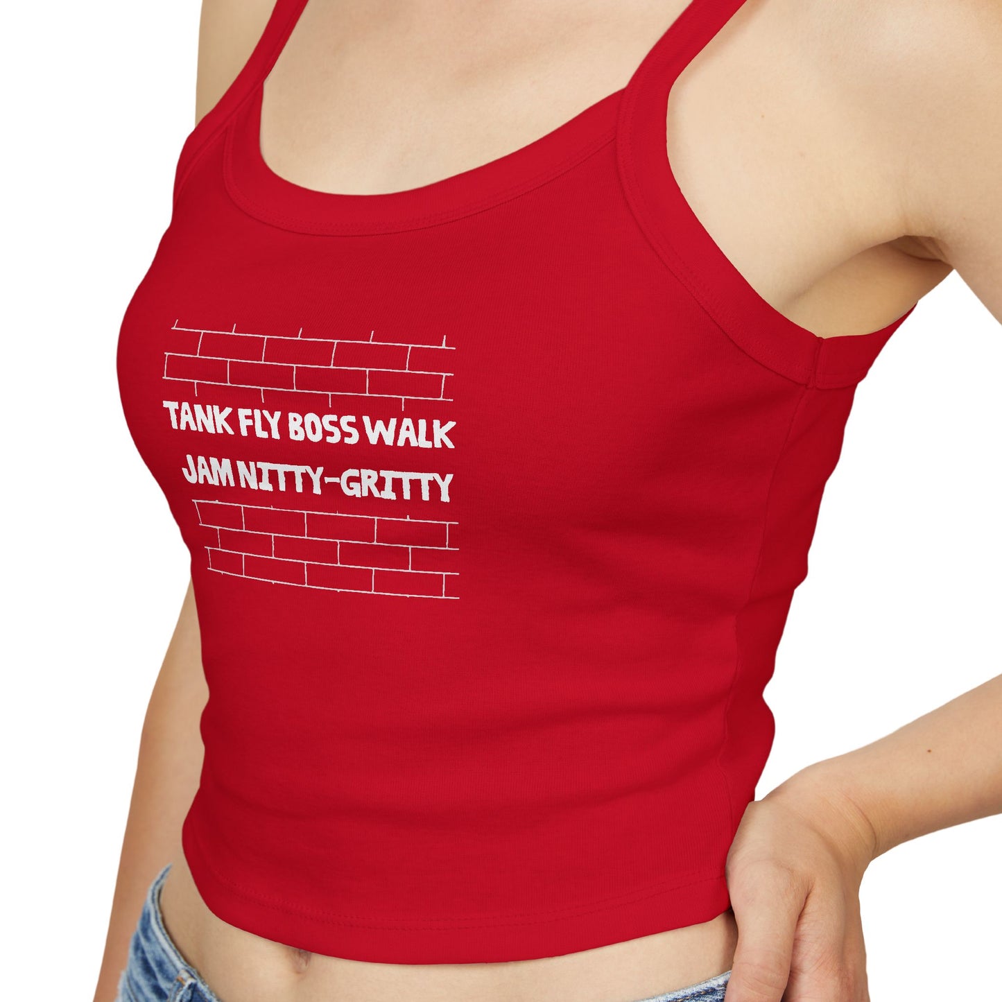 Nitty Gritty (Dark) | Spaghetti Strap Tank Top