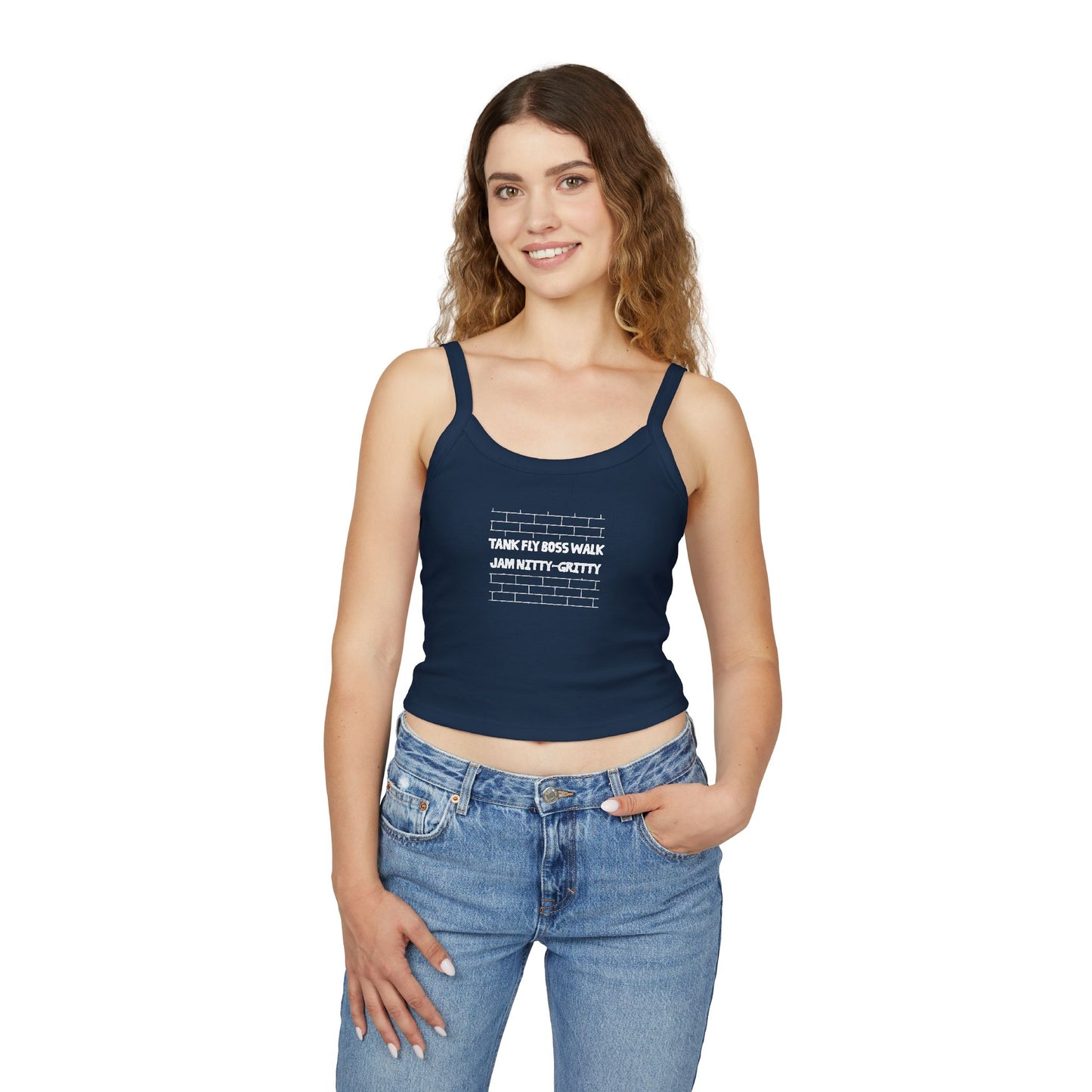 Nitty Gritty (Dark) | Spaghetti Strap Tank Top
