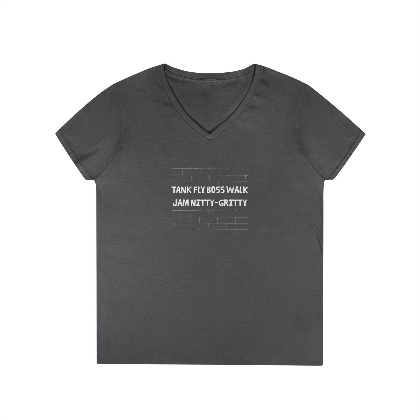 Nitty Gritty (Dark) | V-Neck T-Shirt