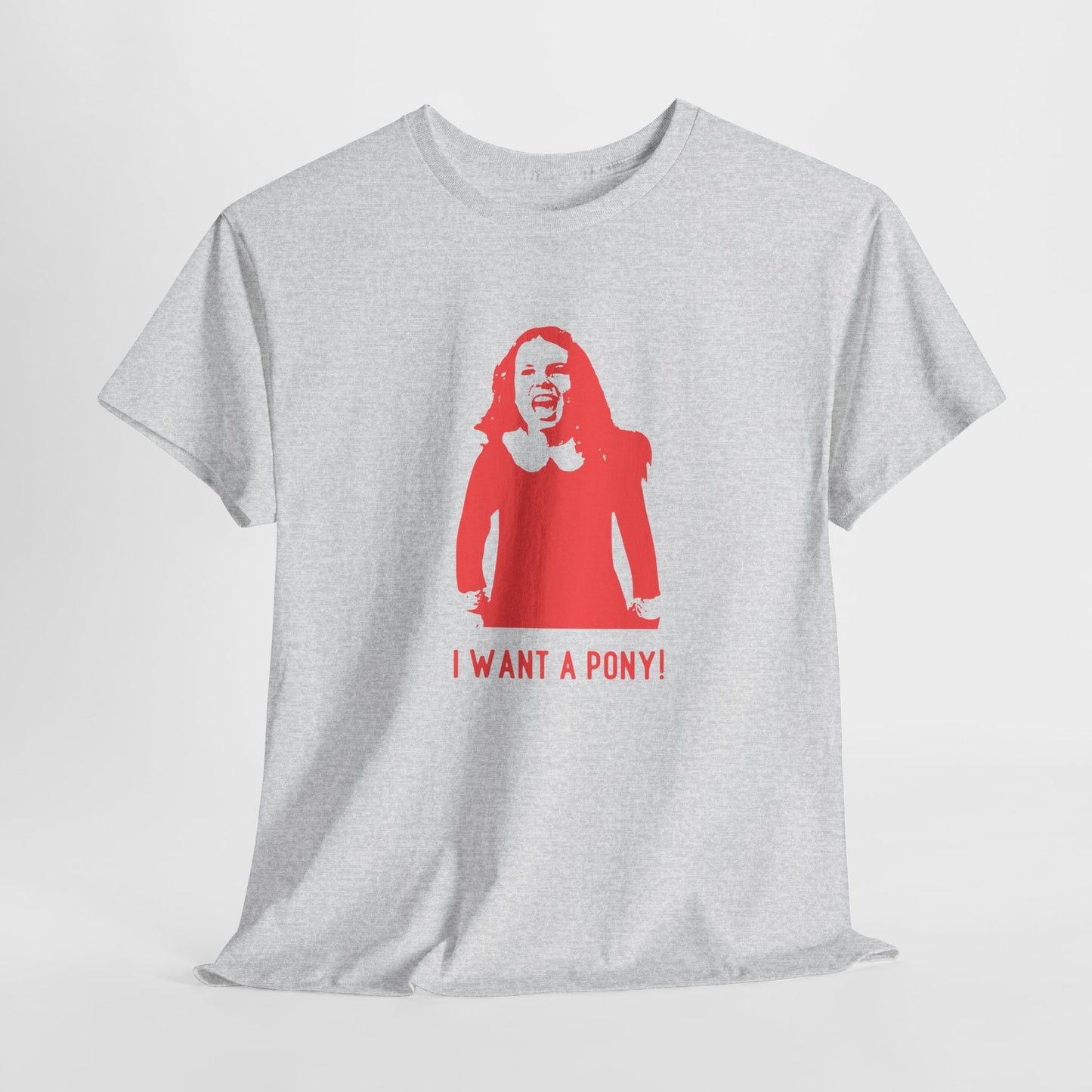 I want a pony! (Coral Red)