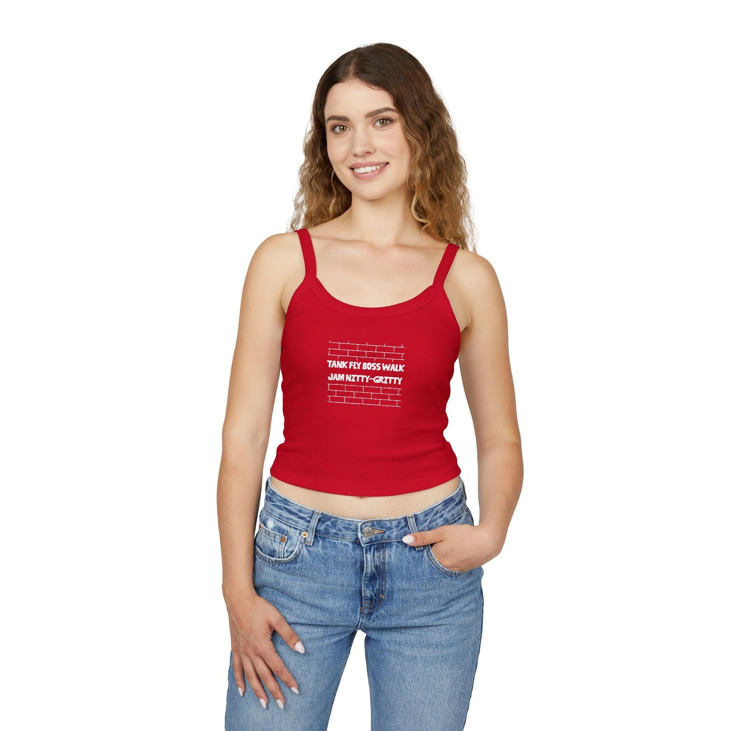 Nitty Gritty (Dark) | Spaghetti Strap Tank Top