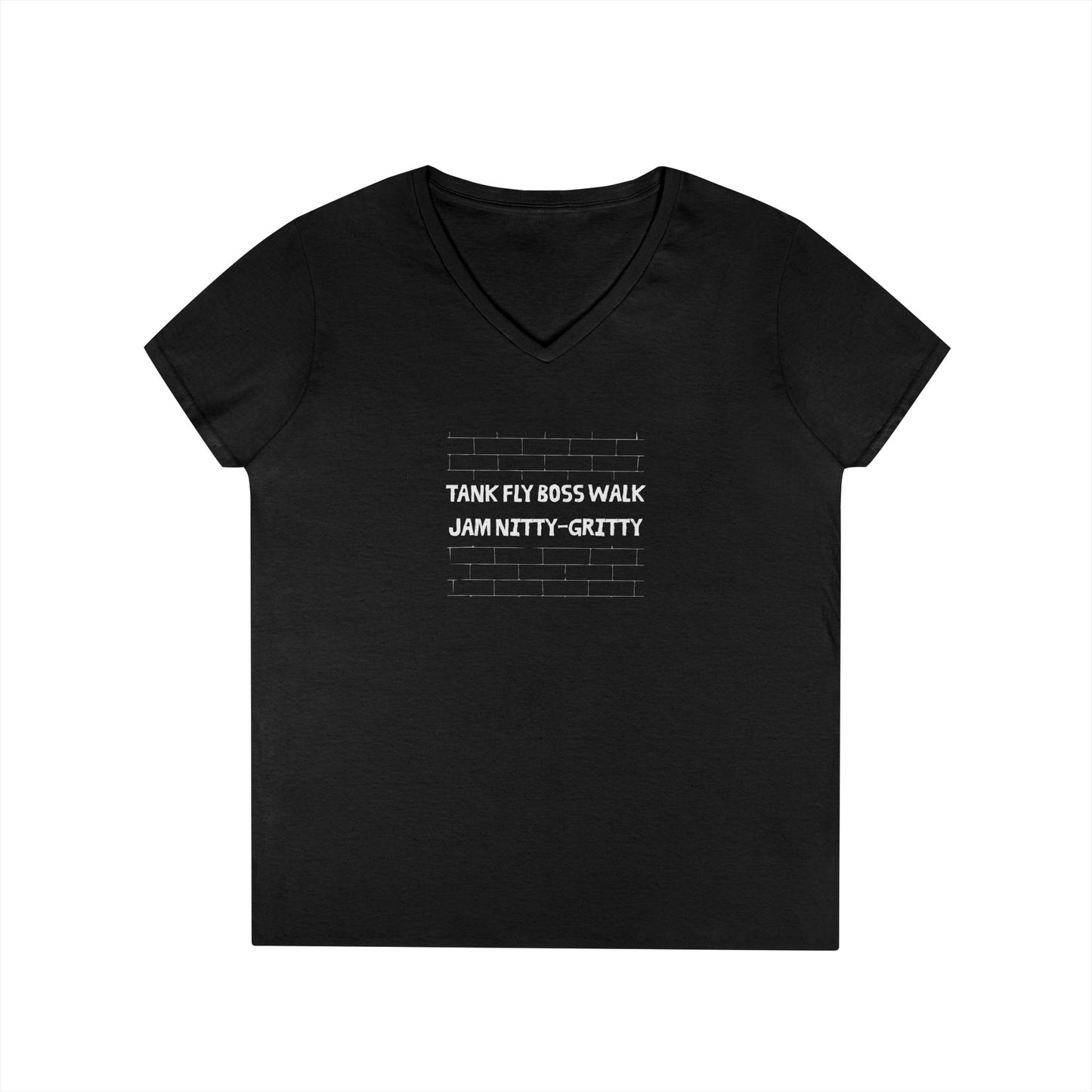 Nitty Gritty (Dark) | V-Neck T-Shirt