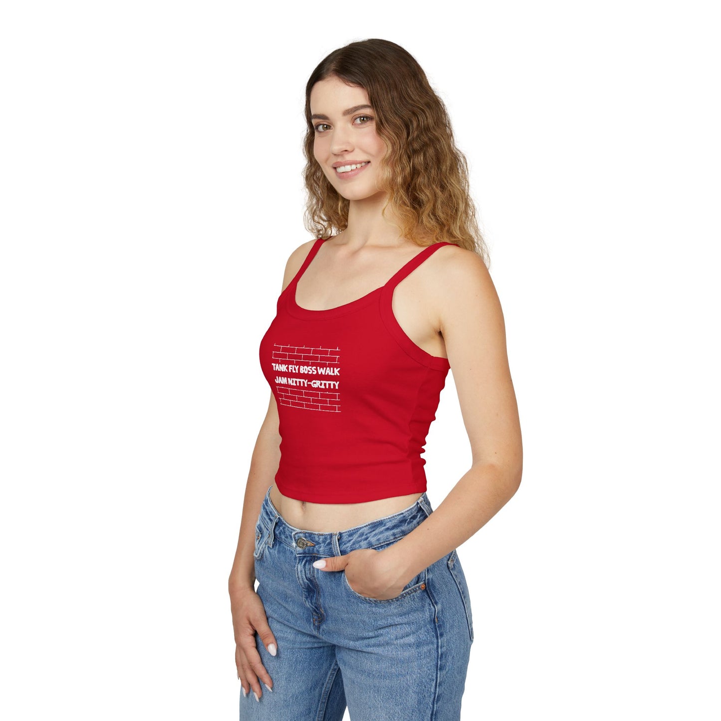 Nitty Gritty (Dark) | Spaghetti Strap Tank Top