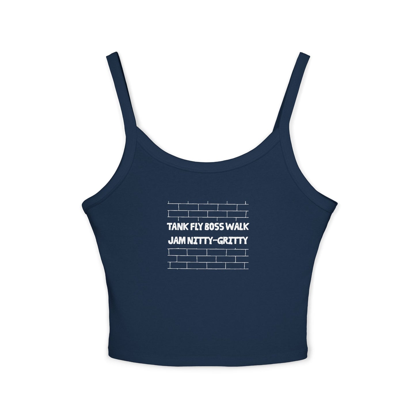 Nitty Gritty (Dark) | Spaghetti Strap Tank Top