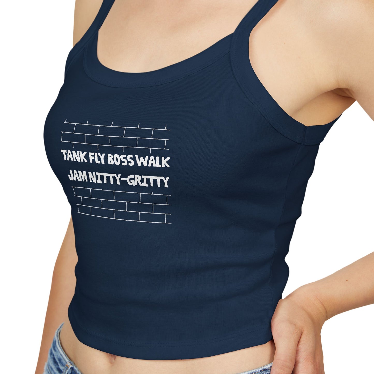 Nitty Gritty (Dark) | Spaghetti Strap Tank Top