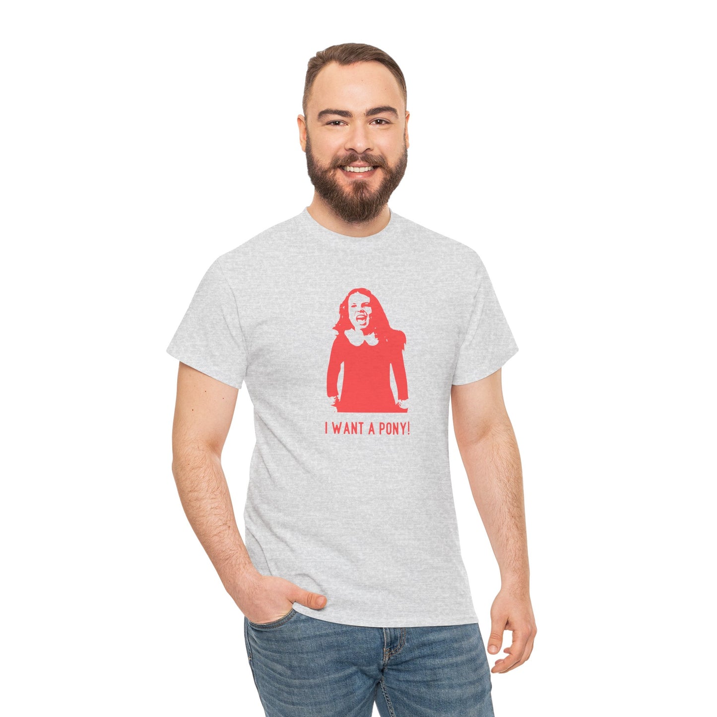 I want a pony! (Coral Red)