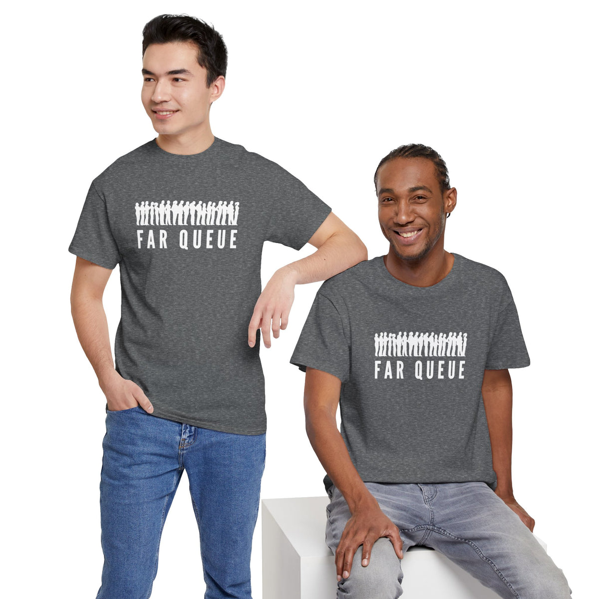 Far Queue (White Text)