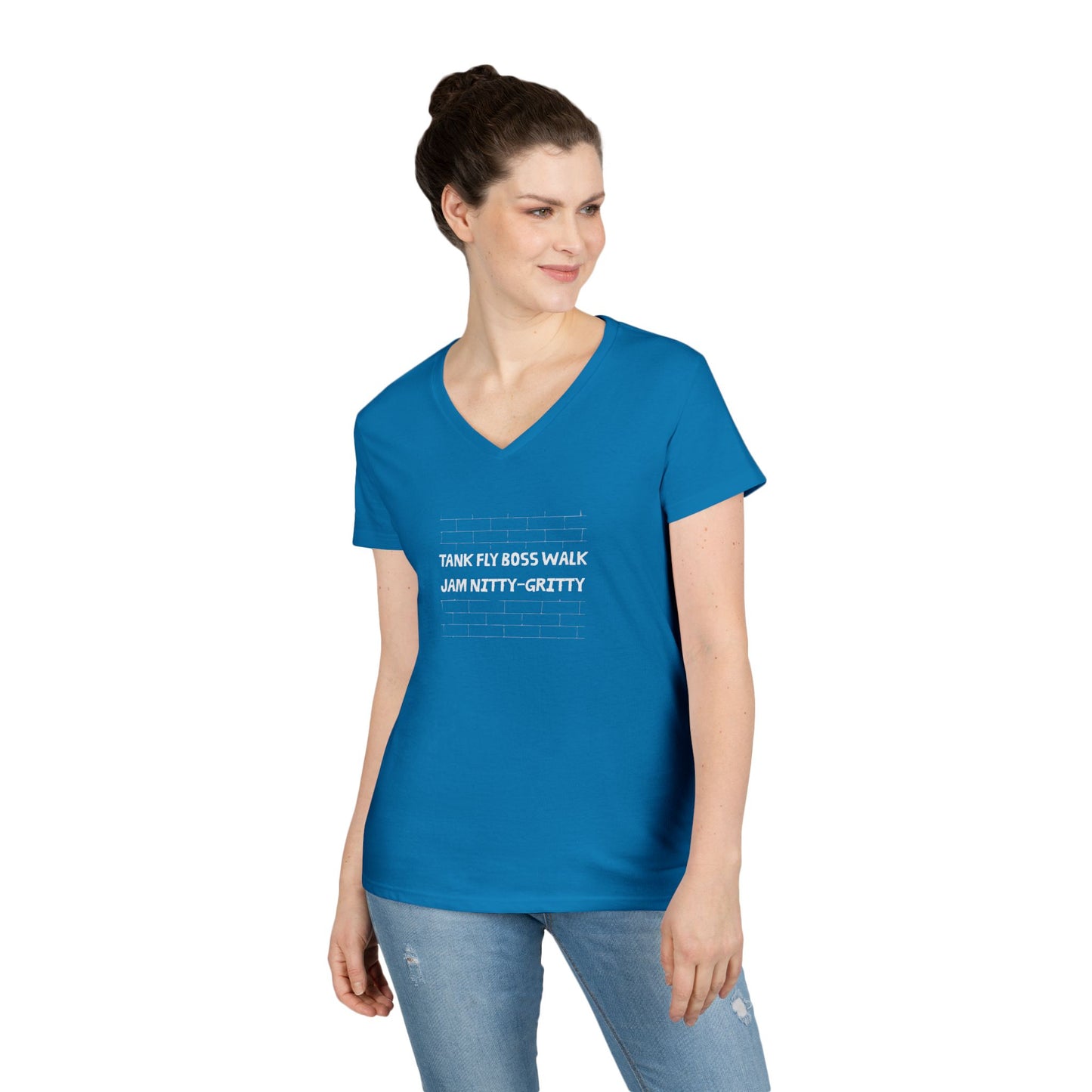 Nitty Gritty (Dark) | V-Neck T-Shirt