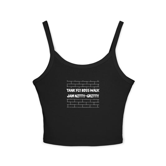 Nitty Gritty (Dark) | Spaghetti Strap Tank Top