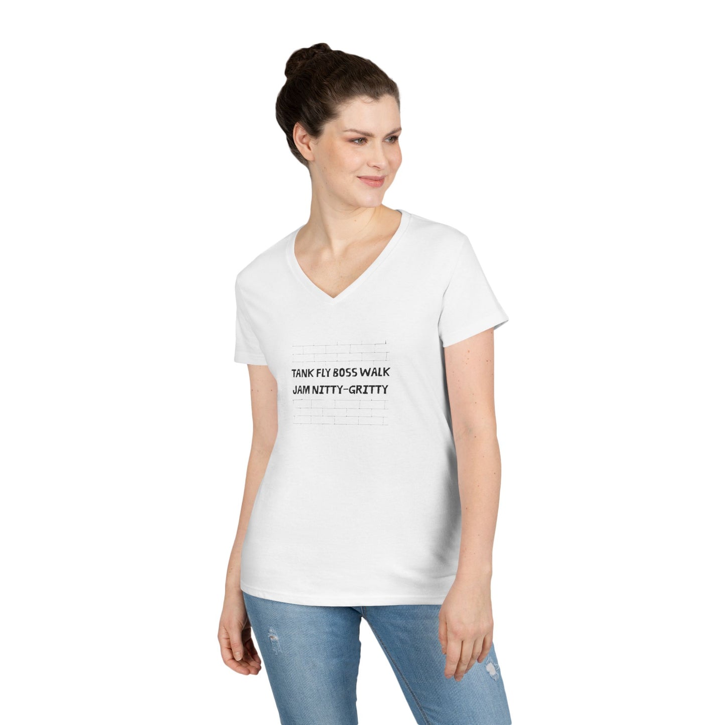 Nitty Gritty (Light) | V-Neck T-Shirt