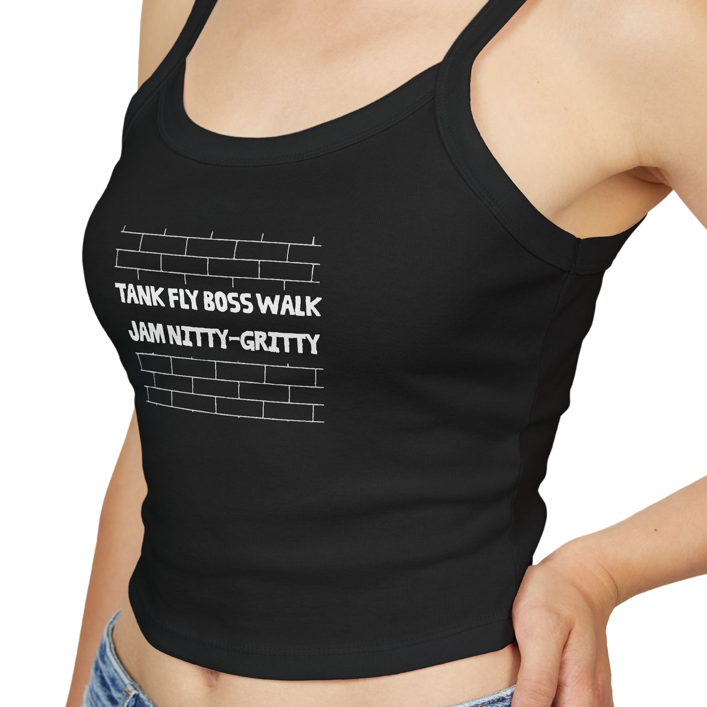 Nitty Gritty (Dark) | Spaghetti Strap Tank Top
