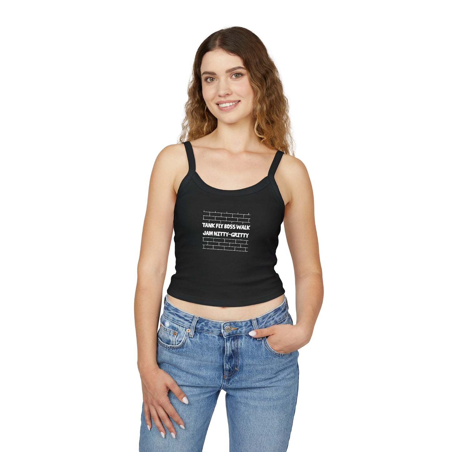 Nitty Gritty (Dark) | Spaghetti Strap Tank Top
