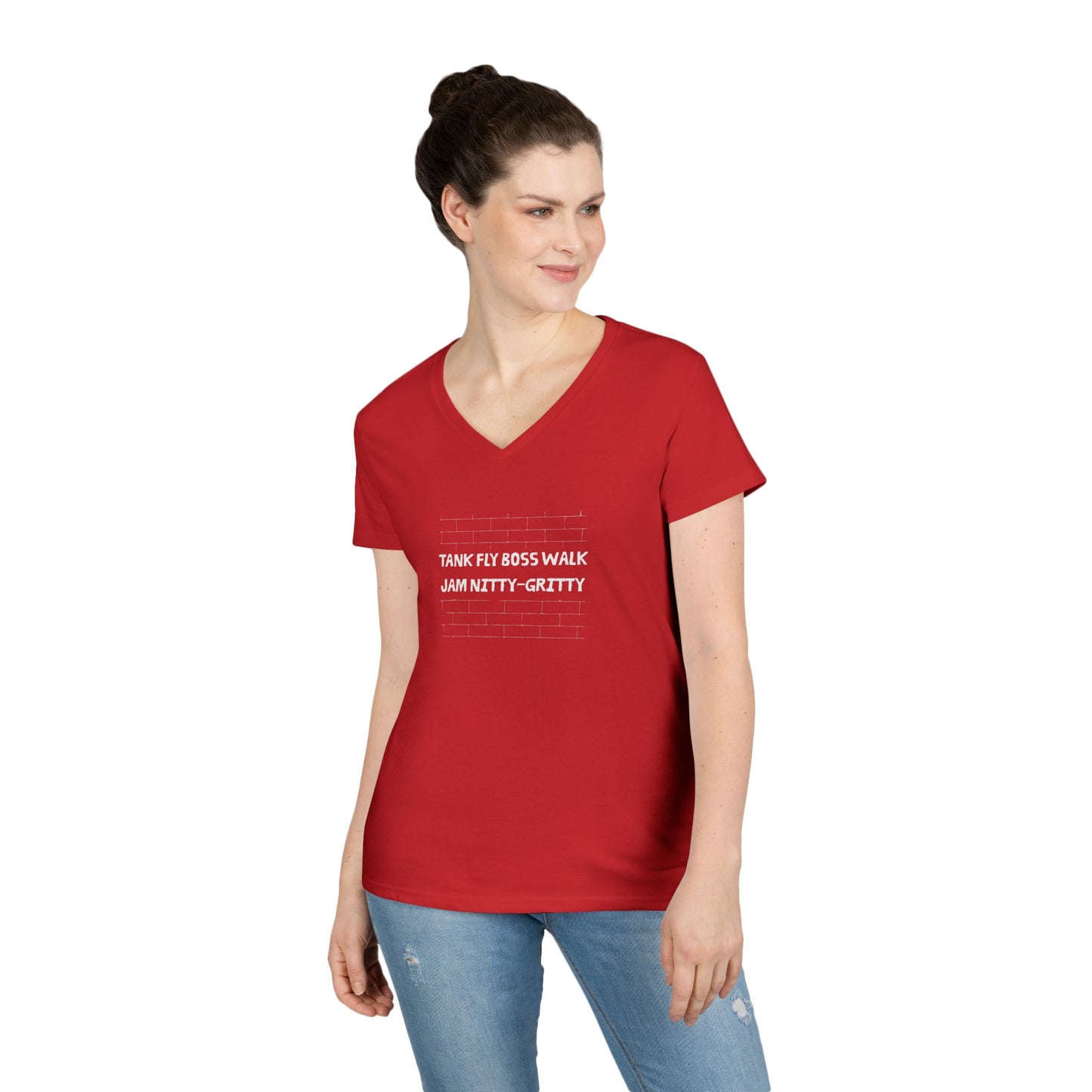 Nitty Gritty (Dark) | V-Neck T-Shirt