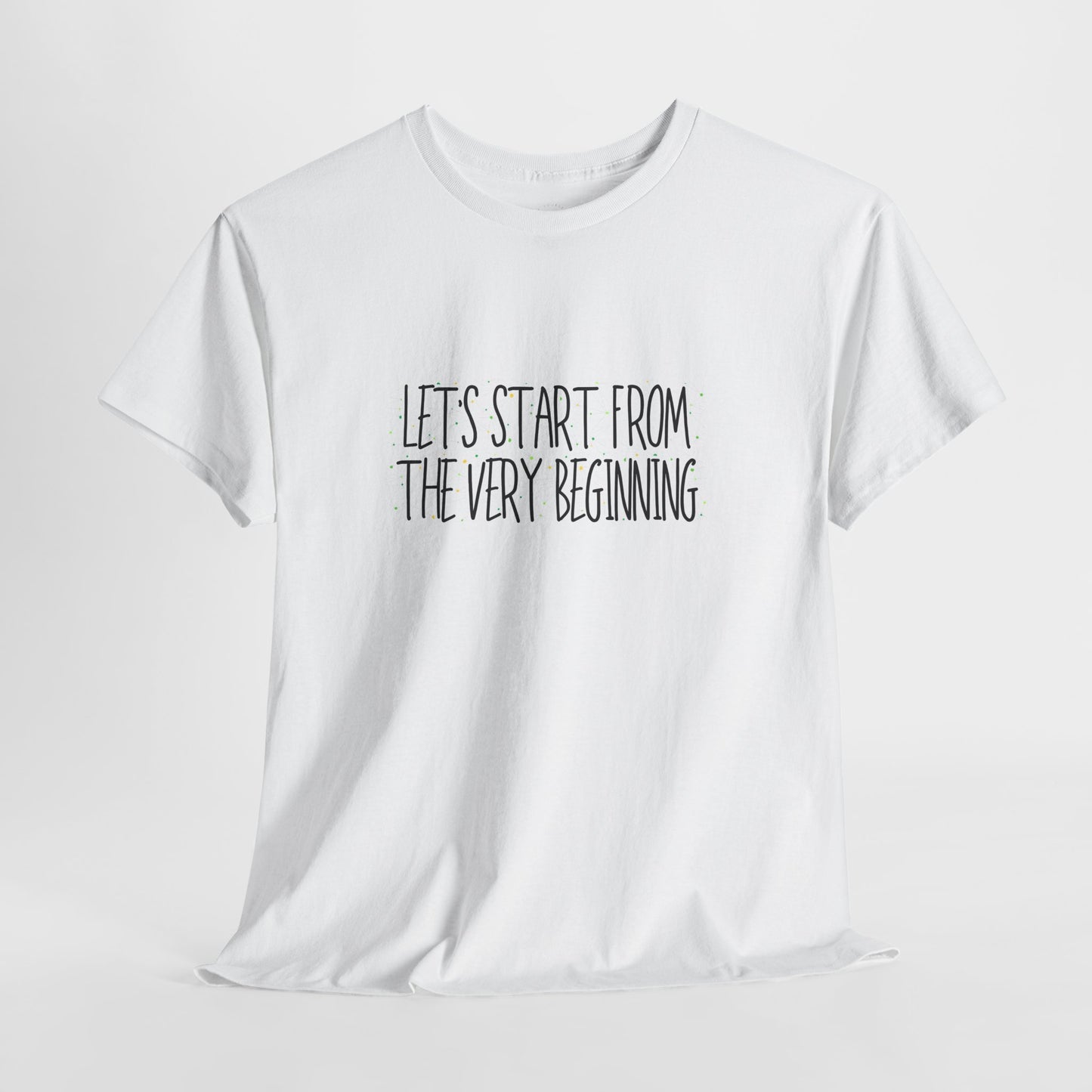 Let's start from the very beginning No. 1